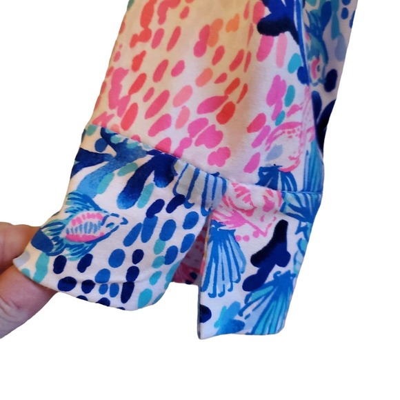 SOLD Lilly Pulitzer Beverlynn Dress Women Small Runs Big UPF 50 Sway With Me 3/4 - Picture 6 of 11